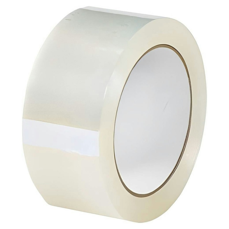 image 1 of 12 x Super Sticky Low Noise Clear 50mm x 66m Acrylic Packaging Tape Ideal For Securing & Sealing Parcels