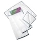image 1 of JVL Microfibre Cleaning Cloth, White and Grey
