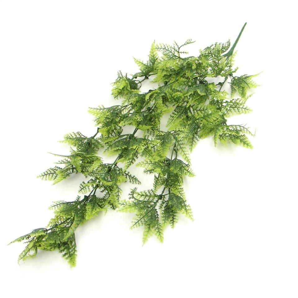 image 1 of Pack of 6 x Hanging UV and Fire Resistant Artificial Boston Fern Plant 75cm