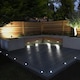 image 6 of Set of 10 - 30mm IP67 Colour Changing LED Decking Kit with Photocell Chrome | Clear