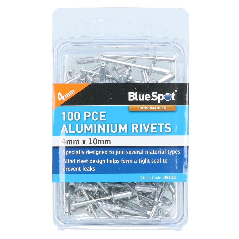 1000 Metric Aluminium Blind Pop Pot Rivets Set Fastener Fastening 4mm x ...