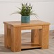 image 1 of Dakota Solid Oak Lamp Table for Living Room