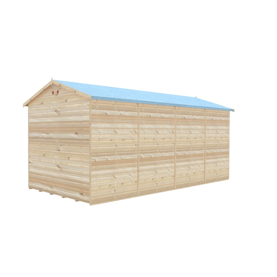 image 1 of Mayfield 16 x 8 Summerhouse - Wood - L239 x W476 x H229 cm | Brown