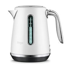 Sage The Soft Top Luxe Quiet Electric Kettle, Fast Boil, Opens Softly, Elegant Design - 1.7 L Capacity, Cordless, 2400 W - Sea Salt