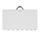 image 2 of Folding Table Lifetime White Squared Steel Plastic 94 x 94 x 74 cm