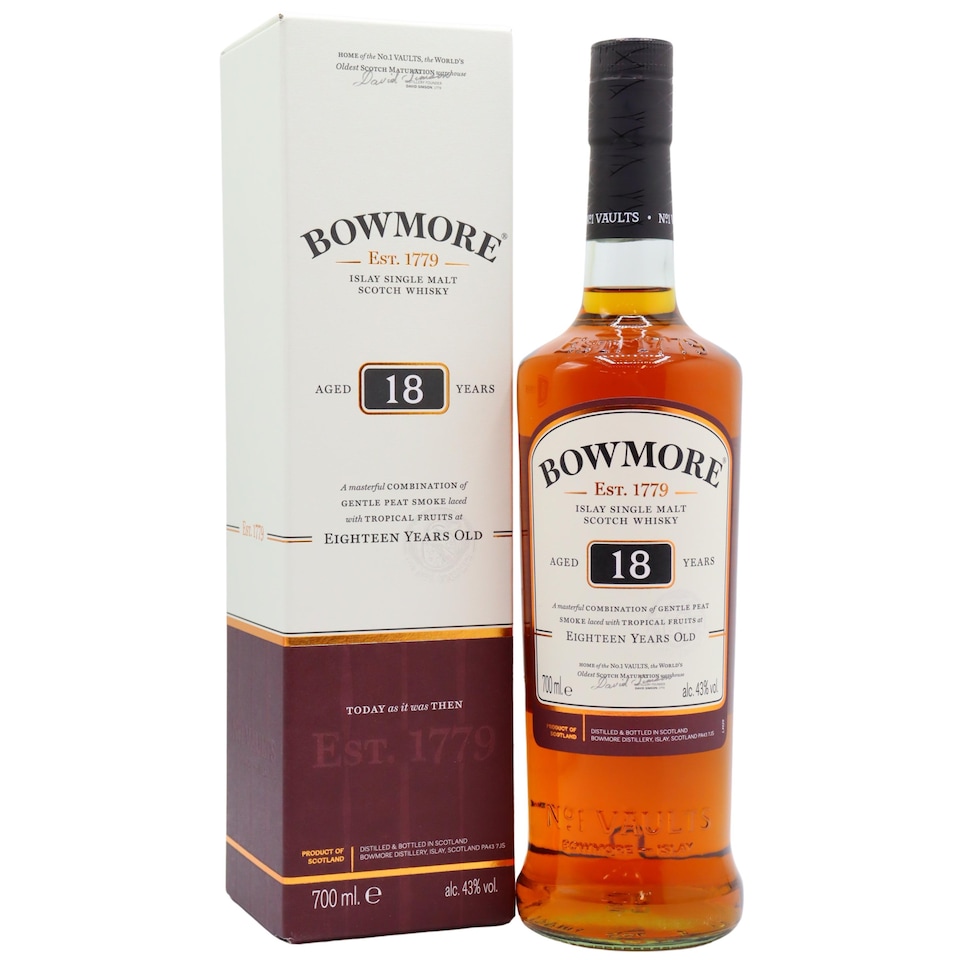 image 1 of Bowmore - Islay Single Malt Scotch 18 year old Whisky (Old Bottling) | Multi | 1