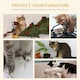 image 4 of PawHut 100cm Cat Tower Condo with House Sisal Scratching Post Perches Grey