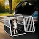image 9 of Dog Crate - aluminium, angled back wall, lockable, 66 x 90 x 69.5 cm