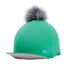 Hy Sport Active Pom Pom Hat Cover - Emerald Green - One Size Green | One Size