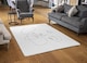 image 2 of Couple Kiss In Line Art Designer Rug | Multi