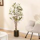 image 9 of COSTWAY 120cm Artificial Bougainvillea Tree Plant White White | One Size
