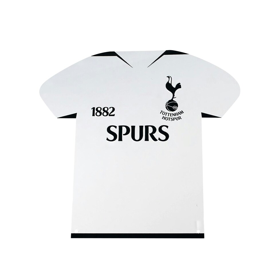 Tottenham Hotspur FC Shirt Shaped Sign - White - One Size