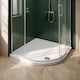 image 3 of Balterley Premium Slip Resistant Slimline Quadrant Shower Tray - Anti-Slip Stone Resin Bathroom Base by Balterley | White | European White | 1