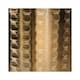 image 10 of Zendaya Embossed Metal Planter with Stand Gold