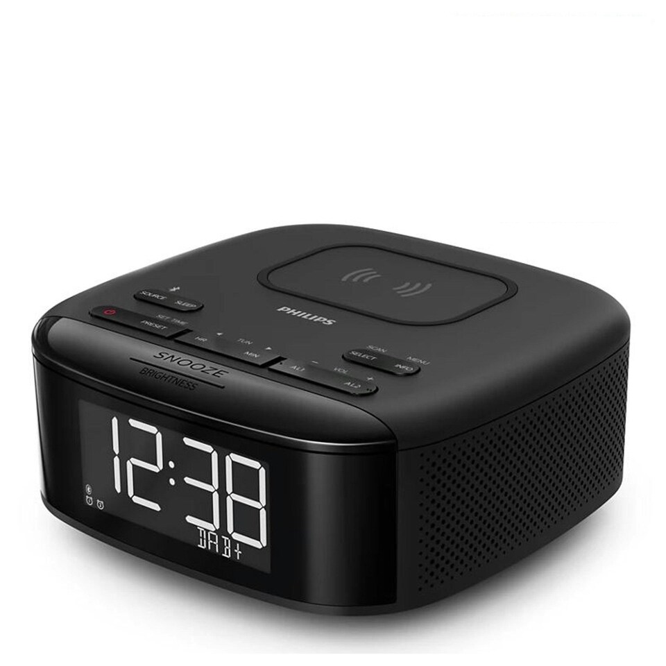 image 1 of Philips TAR7705-10 Black Audio Bluetooth Clock DAB+/FM Digital Radio