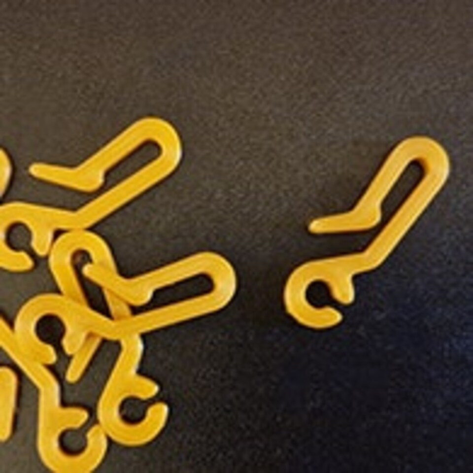 image 1 of Shower Curtain Hooks (Pack of 10)