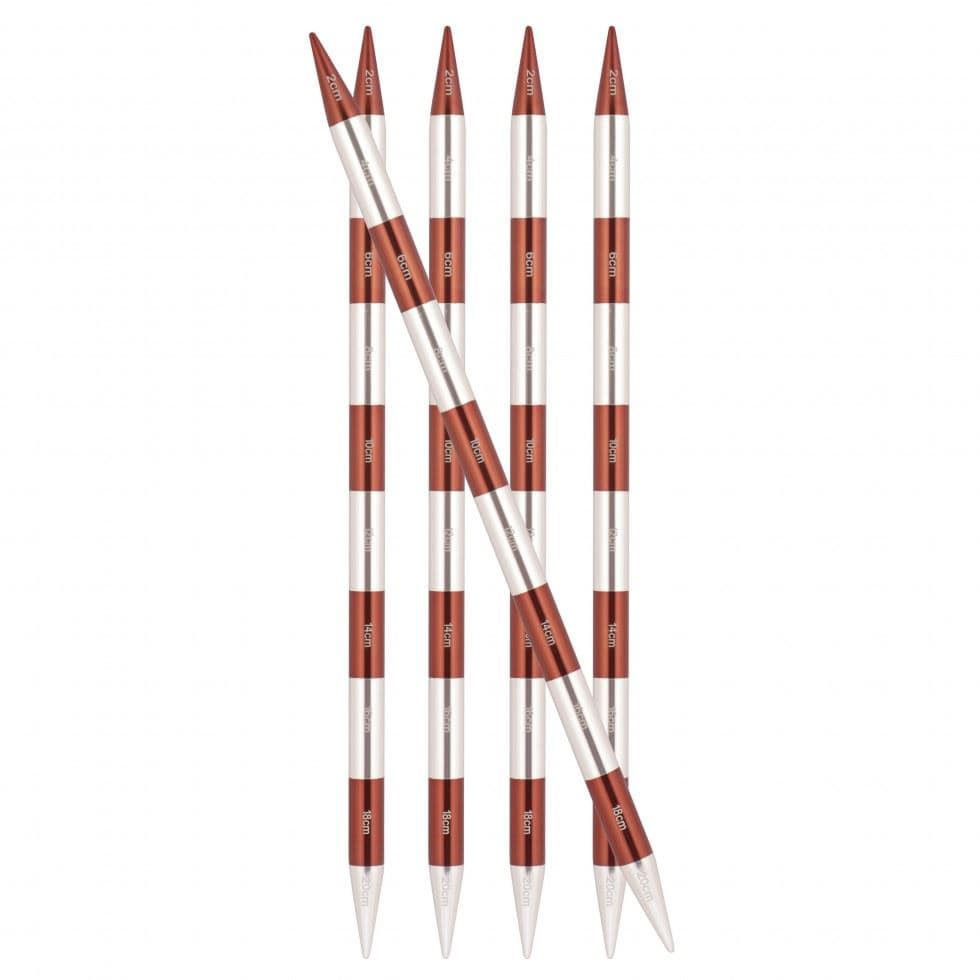 Knit Pro Smart Stix Double Point Needles 6mm x 20cm for Knitting - per pack of 5