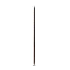 MacTack Show Cane With Nickel Mushroom Cap - Brown - 24 inches