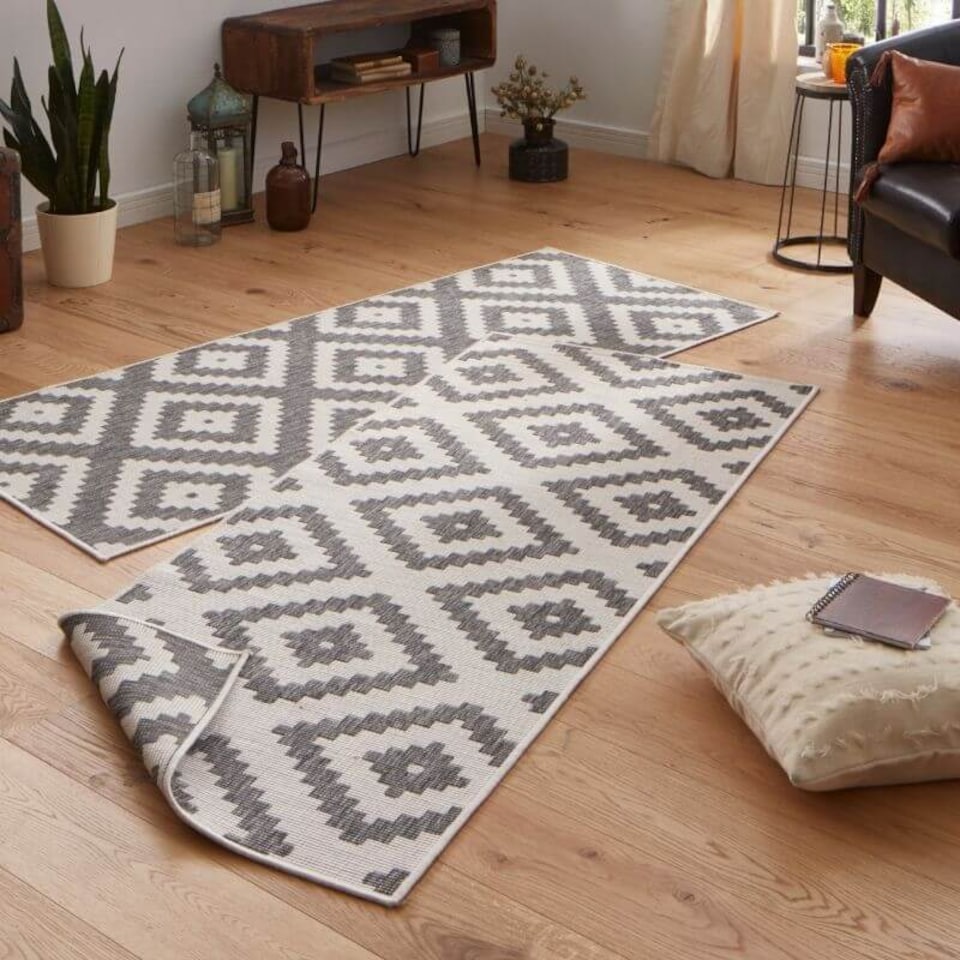 image 1 of The Rugs Malta Reversible Indoor Outdoor Rug Flatweave Polypropylene