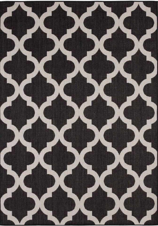 image 1 of The Rugs Outdoor Indoor Moroccan Garden Patio Rug Weatherproof Jet Washable | 400