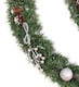 image 8 of Best Artificial 12ft / 360cm Decorated Frozen Christmas Garland with Realistic Ice Crystals with 100 Bright White Battery lights