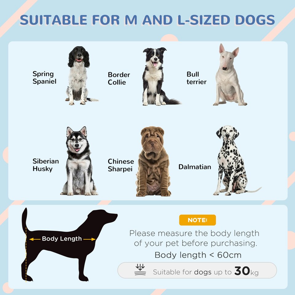 image 1 of PawHut Dog Kennel for Outside, for M and L Dogs, 101 x 88 x 99cm, Grey