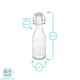 image 5 of Argon Tableware Glass Bottle with Swing Top - 250ml | Clear | Clear | One Size