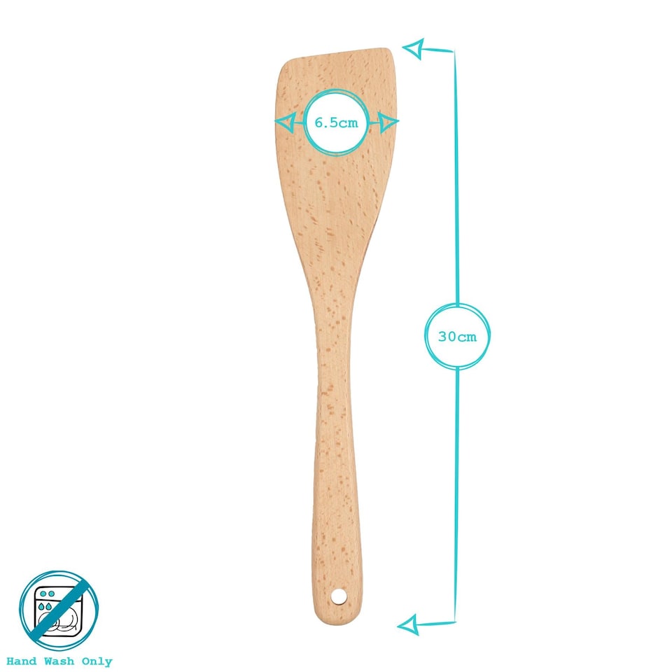 image 1 of Argon Tableware Wooden Spatula - 30cm