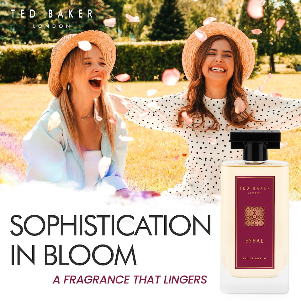 image 1 of Ted Baker Eshal Perfume, Oud, Amber, Vanilla Scent. 100ml
