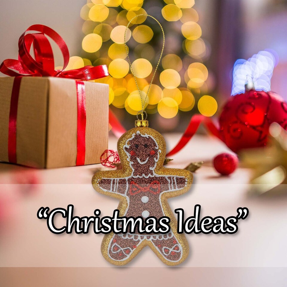 PMS Christmas Gingerbread Man Hanging Decoration 16cm x 11cm Brown