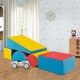 image 3 of COSTWAY 5 Pieces Kids Climb and Crawl Foam Play Set Educational Software