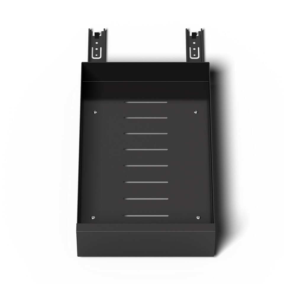 image 1 of Living and Home No-Drill Pull-Out Cabinet Organizer Drawer,35cm W | Black