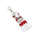 image 1 of Liverpool FC Stripe Crest Keyring | Red | Red/White | 1