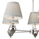 image 2 of Giona Polished Chrome & Grey Semi Flush 5 Light Black