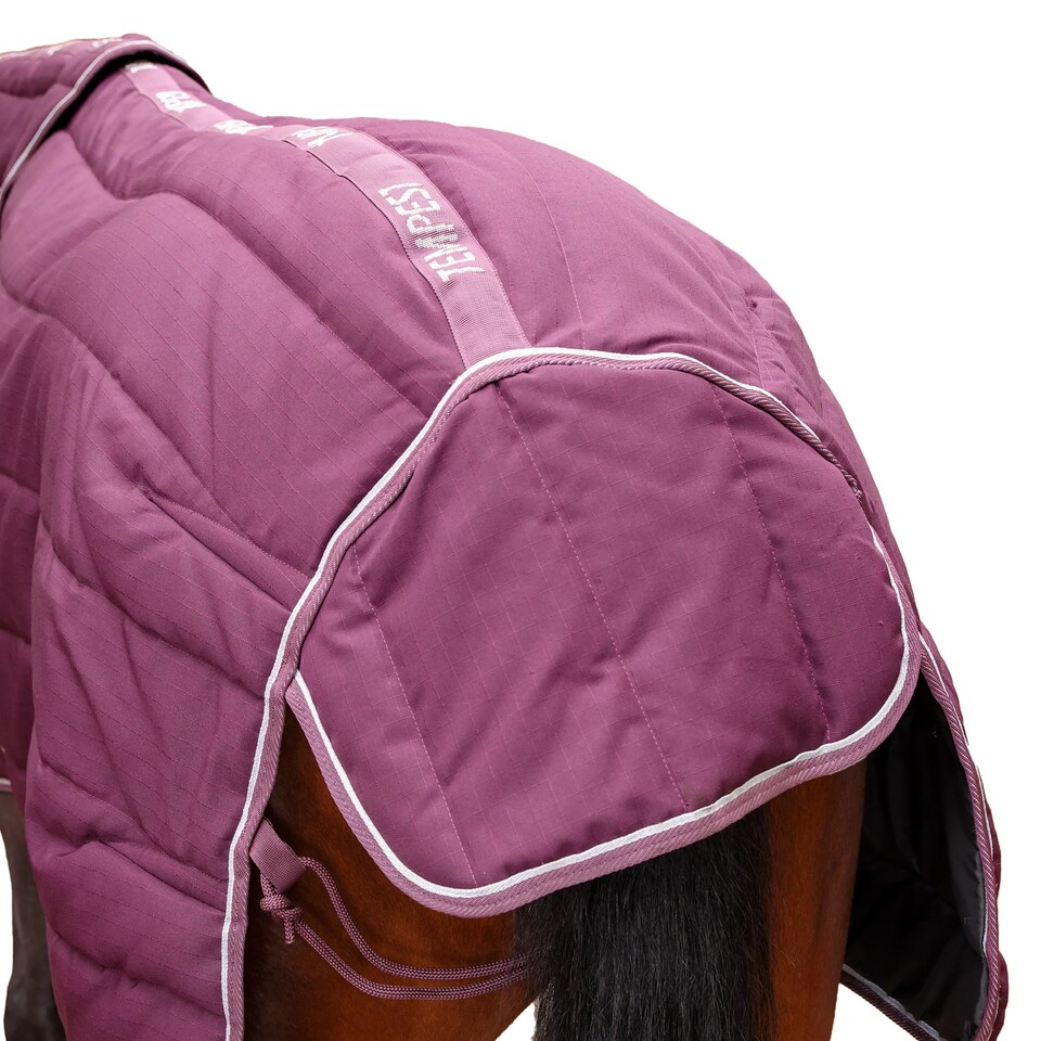 image 1 of Tempest Original Combo Neck Horse Stable Rug & Neck | Red | Burgundy | 6Ft | 1