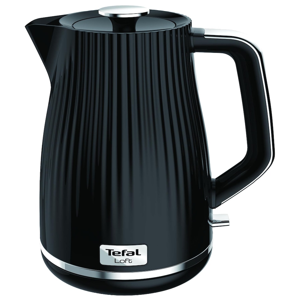 TEFAL Loft KO250840 Rapid Boil Traditional Kettle - Piano Black