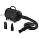 image 1 of PawHut 2800W Dog Hair Dryer Pet Grooming Blaster Blower Dryer 3 Nozzles, Black
