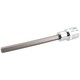 image 2 of 8mm Hex Allen Key Long Bit Internal Socket Metric 1/2" Drive 140mm Length Cr-V