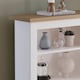 image 5 of Vida Designs Arlington 3 Tier Bookcase Shaker Style Display Storage, White & Oak