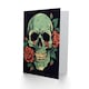 image 2 of Green Skull Rose Flower Floral Tattoo Style Birthday For Her Card