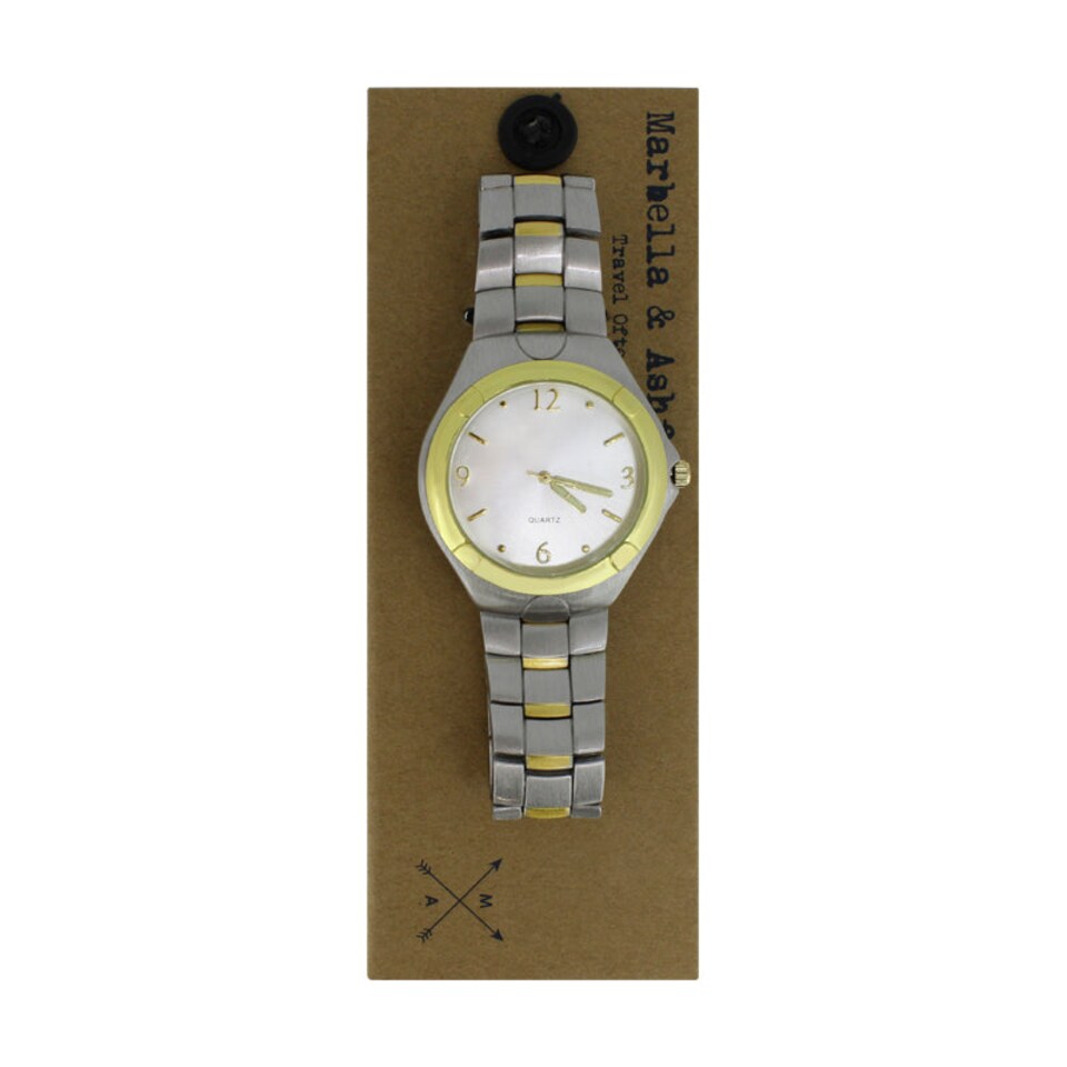 image 1 of Men's Silver And Gold Quartz Watch TW23004D Marbella & Ashford | Multi | Silver and Gold