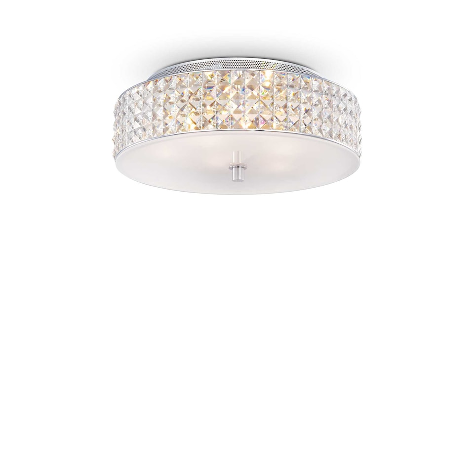 image 1 of Roma 6 Light Medium Flush Ceiling Light Chrome, G9