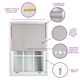 image 3 of FURNISHED Blackout Roller Blinds with Triple Square Eyelets Cut to Size Easy Fit Window Shade | Pink | Fuchsia | (W) 60cm x (L) 165cm