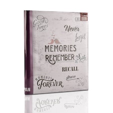 ARPAN Large Self Adhesive Photo Album – 20 Sheets / 40 Sides – Holds Various Sized Photos up to A4 Size – Sticky Page Memory Scrapbook Album