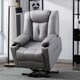 image 9 of Afton Technology Fabric Single Motor Rise Recliner Lift Mobility Chair (Grey)