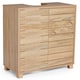 image 1 of VonHaus Chester Under Sink Bathroom Cabinet in Oak Effect