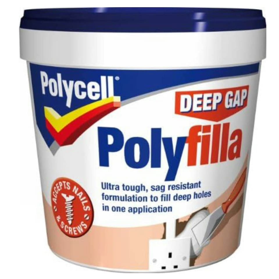 image 1 of Polycell® Polyfilla Grey Ready mixed Filler, 1L