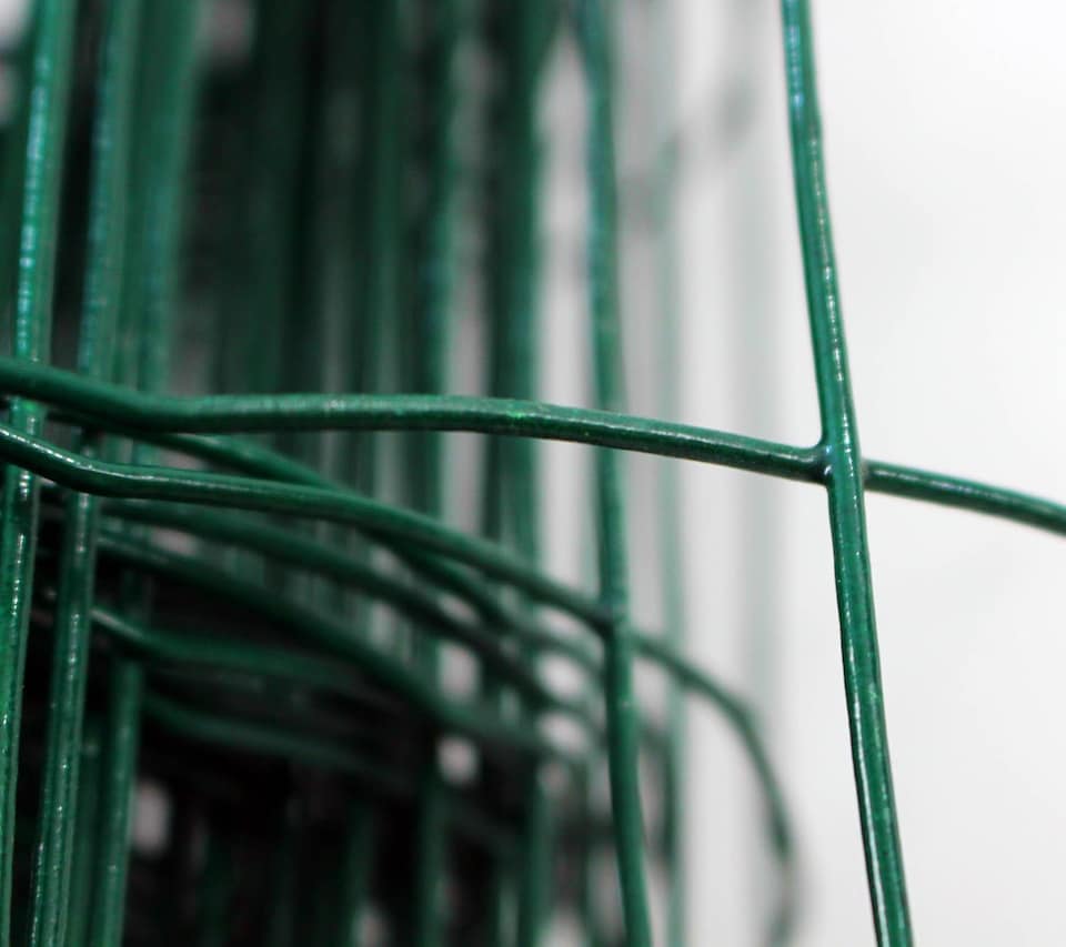 image 1 of Actiaspet - Green PVC Coated Steel Wire Mesh Garden Fencing | 90cm x 10m Roll, 100mm x 75mm Mesh