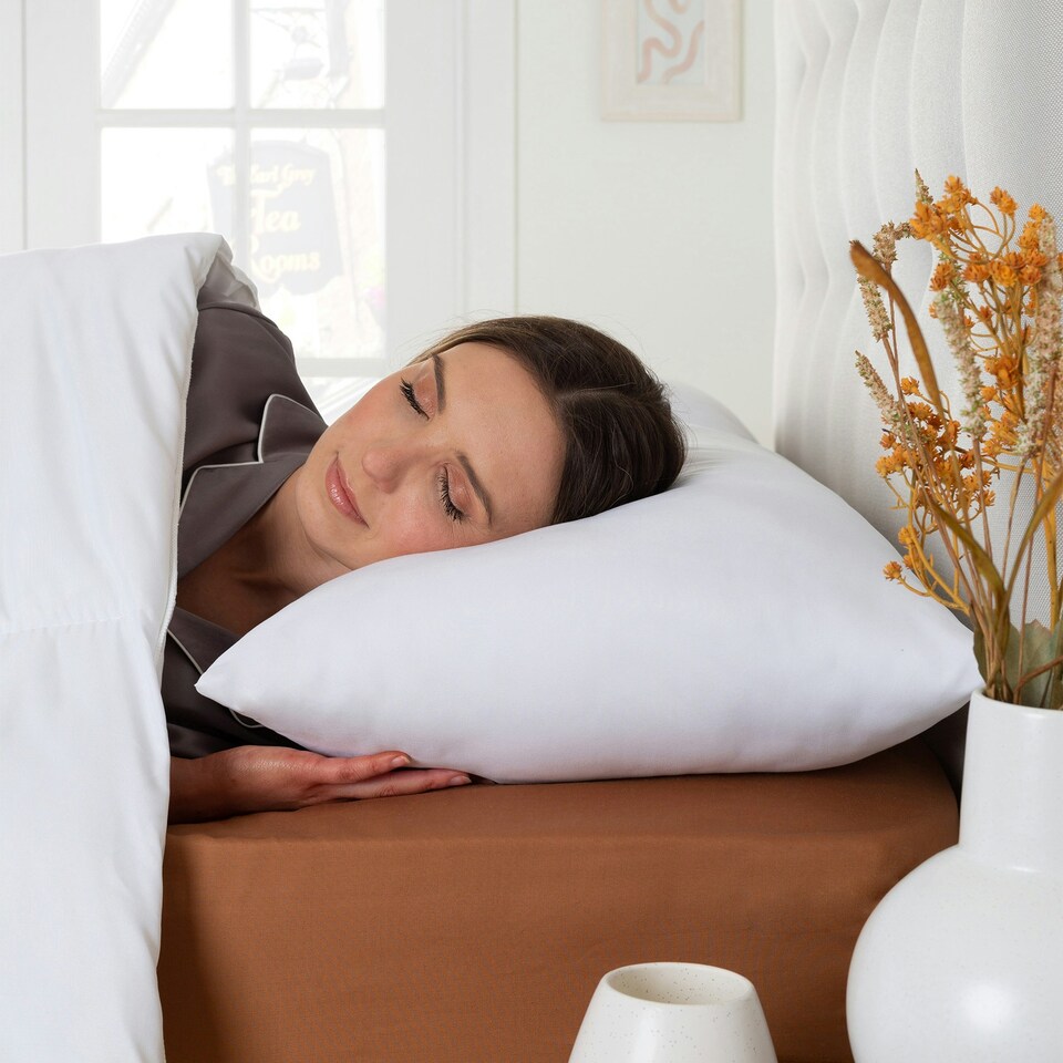 image 1 of Slumberdown Climate Control Super Support Pillow, Firm Suppport, 2 Pack