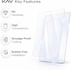 image 4 of KAV Tempered Glass for iPad A16 11th Gen 11 Inch 2025 and iPad 10th Gen 10.9 Inch 2022 High Transparency 9H Anti Scratch HD Clear Bubble Free Easy Install Screen Protector (Pack of 2)